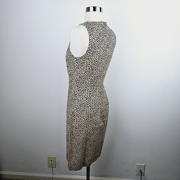 J. Crew Animal Print Sleeveless Sheath Dress, size 0 - Picture 12 of 14
